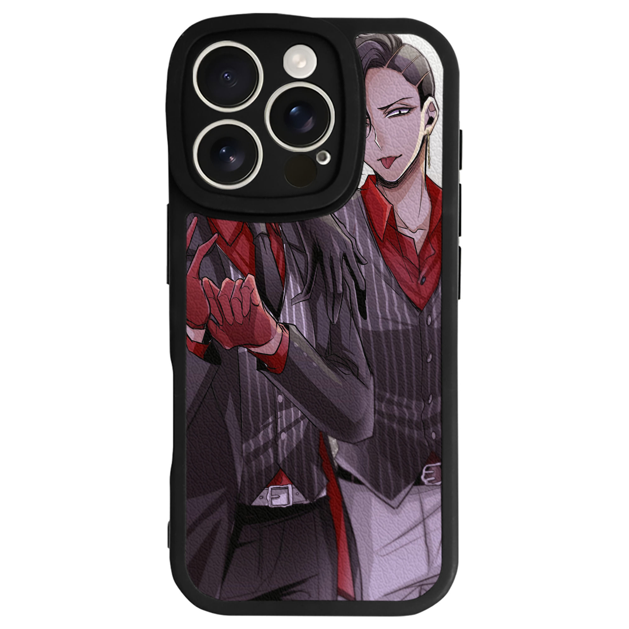 （画像用） 東京リベンジャーズ Tokyo Revengers 【iPhone 16シリーズ対応】シリコンスマホケース（レザー調） 材質：シリコン